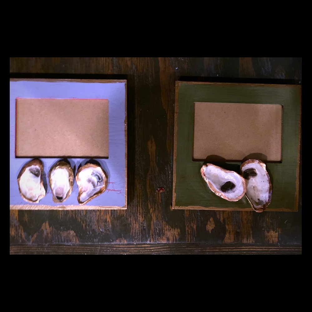 Oyster picture frame